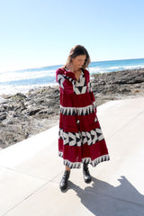 Keys Long Sleeve Maxi