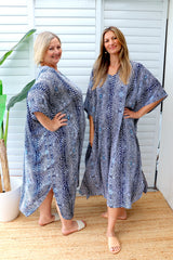 Long Kaftan In Uluru Navy