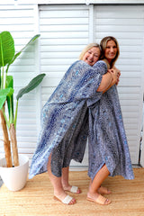 Long Kaftan In Uluru Navy
