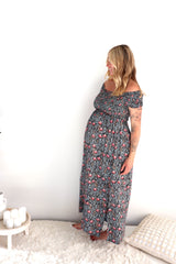 Day Off Maxi Dress in Strawberry Garden