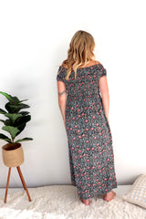 Day Off Maxi Dress in Strawberry Garden