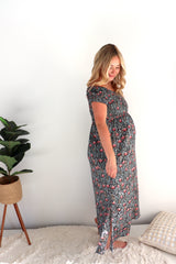 Day Off Maxi Dress in Strawberry Garden