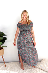 Day Off Maxi Dress in Strawberry Garden