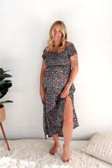 Day Off Maxi Dress in Strawberry Garden