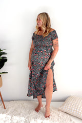 Day Off Maxi Dress in Strawberry Garden