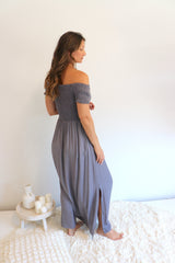 Day Off Maxi Dress in Silver Grey