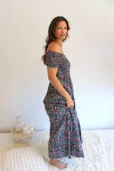 Day Off Maxi Dress in Strawberry Garden