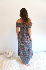 Day Off Maxi Dress in Strawberry Garden