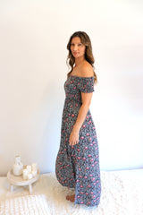 Day Off Maxi Dress in Strawberry Garden