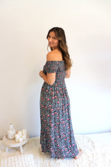 Day Off Maxi Dress in Strawberry Garden