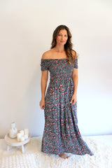 Day Off Maxi Dress in Strawberry Garden