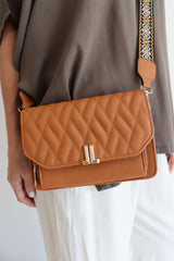 Harper Crossbody Bag in Tan
