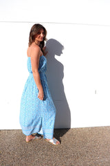 Daytripper Tube Maxi Dress In Ocean Blossom