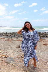Long Kaftan In Corinthian Coast