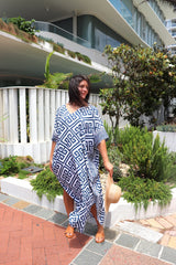 Long Kaftan In Corinthian Coast