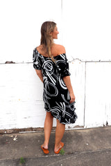 Aloha Dress In Swirl