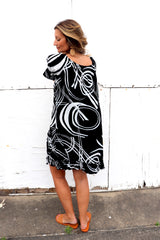 Aloha Dress In Swirl