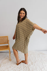 Tropicana Short Dress In Honeycomb