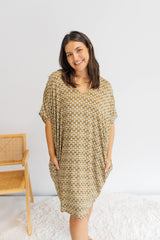 Tropicana Short Dress In Honeycomb