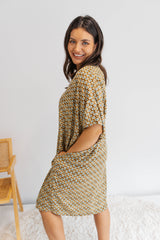 Tropicana Short Dress In Honeycomb
