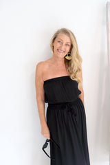 Daytripper Tube Maxi Dress In Black