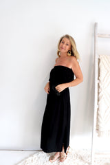 Daytripper Tube Maxi Dress In Black