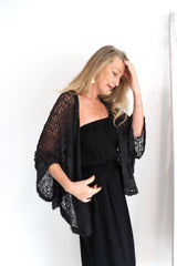 Travel Cardi in Black