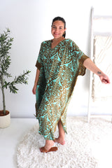 Long Kaftan In Pendant Mint