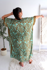 Long Kaftan In Pendant Mint