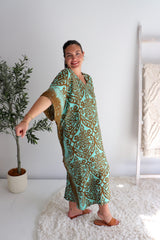 Long Kaftan In Pendant Mint