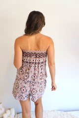 Maldives Short Jumpsuit in Mosaic Earth - Limited Edition