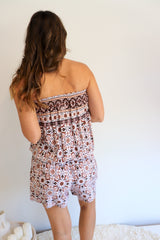 Maldives Short Jumpsuit in Mosaic Earth - Limited Edition