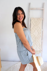 Maldives Short Jumpsuit In Grey Nautica