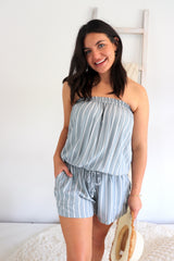 Maldives Short Jumpsuit In Grey Nautica