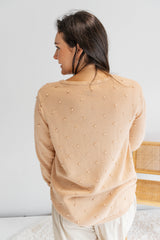 Long Weekend Sweater in Salmon