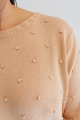 Long Weekend Sweater in Salmon