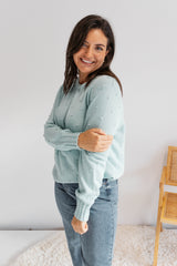 Long Weekend Sweater in Teal