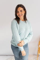 Long Weekend Sweater in Teal