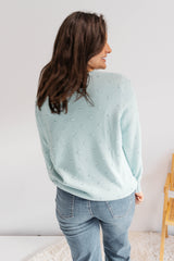 Long Weekend Sweater in Teal