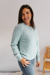 Long Weekend Sweater in Teal