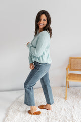 Long Weekend Sweater in Teal