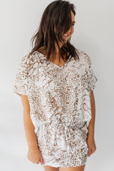 Ultimate Short Beach Dress In Safari Taupe