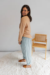 Coastal Knit Sweater in Salmon