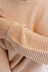 Coastal Knit Sweater in Salmon