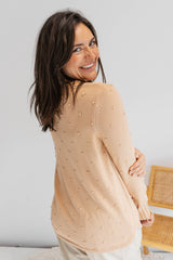 Long Weekend Sweater in Salmon