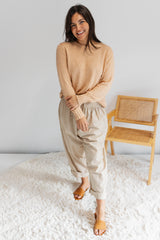Long Weekend Sweater in Salmon