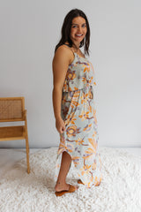 Byron Maxi Dress In Olive Paradise