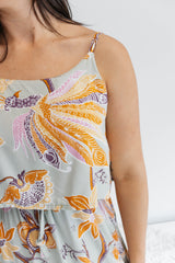 Byron Maxi Dress In Olive Paradise