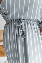 Byron Maxi Dress In Grey Nautica