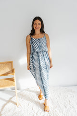 Byron Maxi Dress In Blue Splash